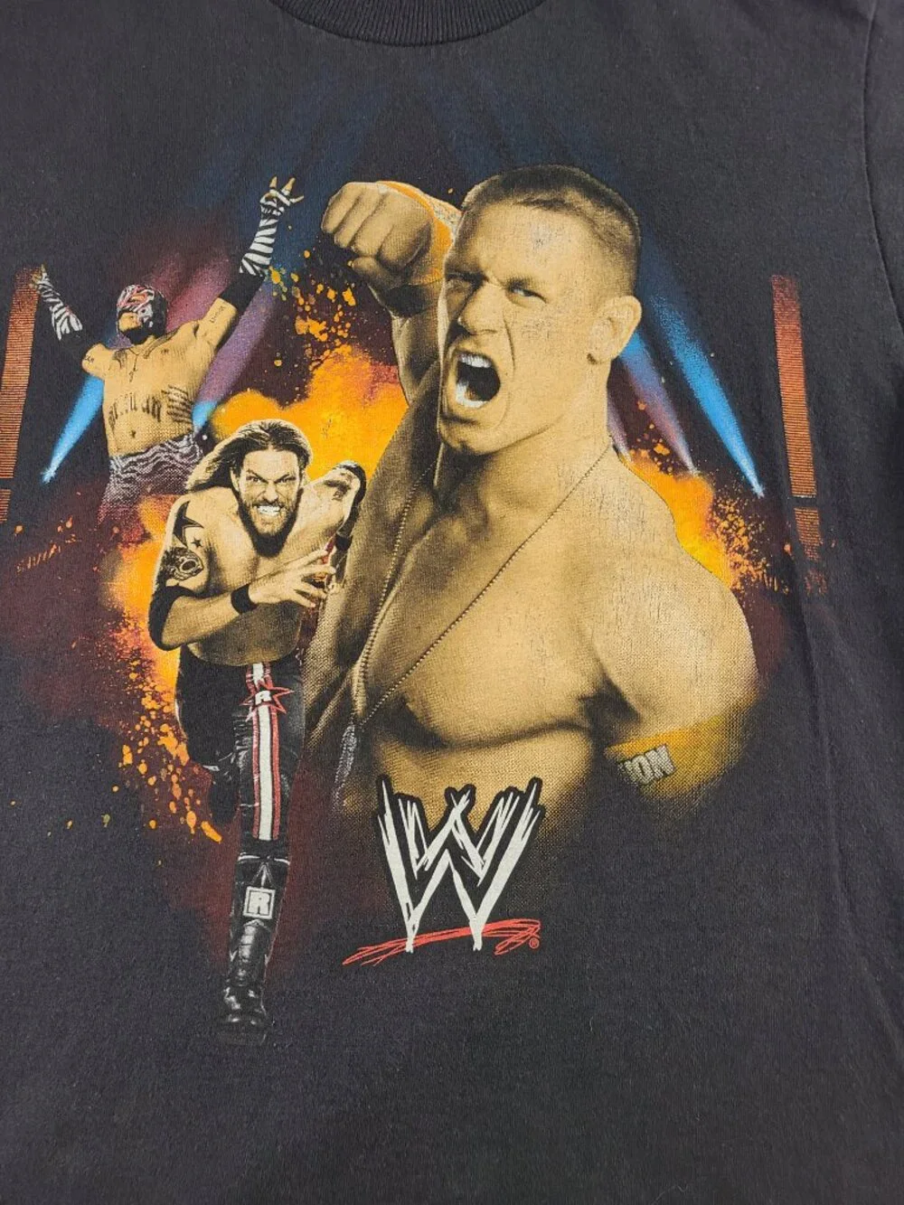 Hybrid WWE Tee Shirt With John Cena Boys 18/20 Black